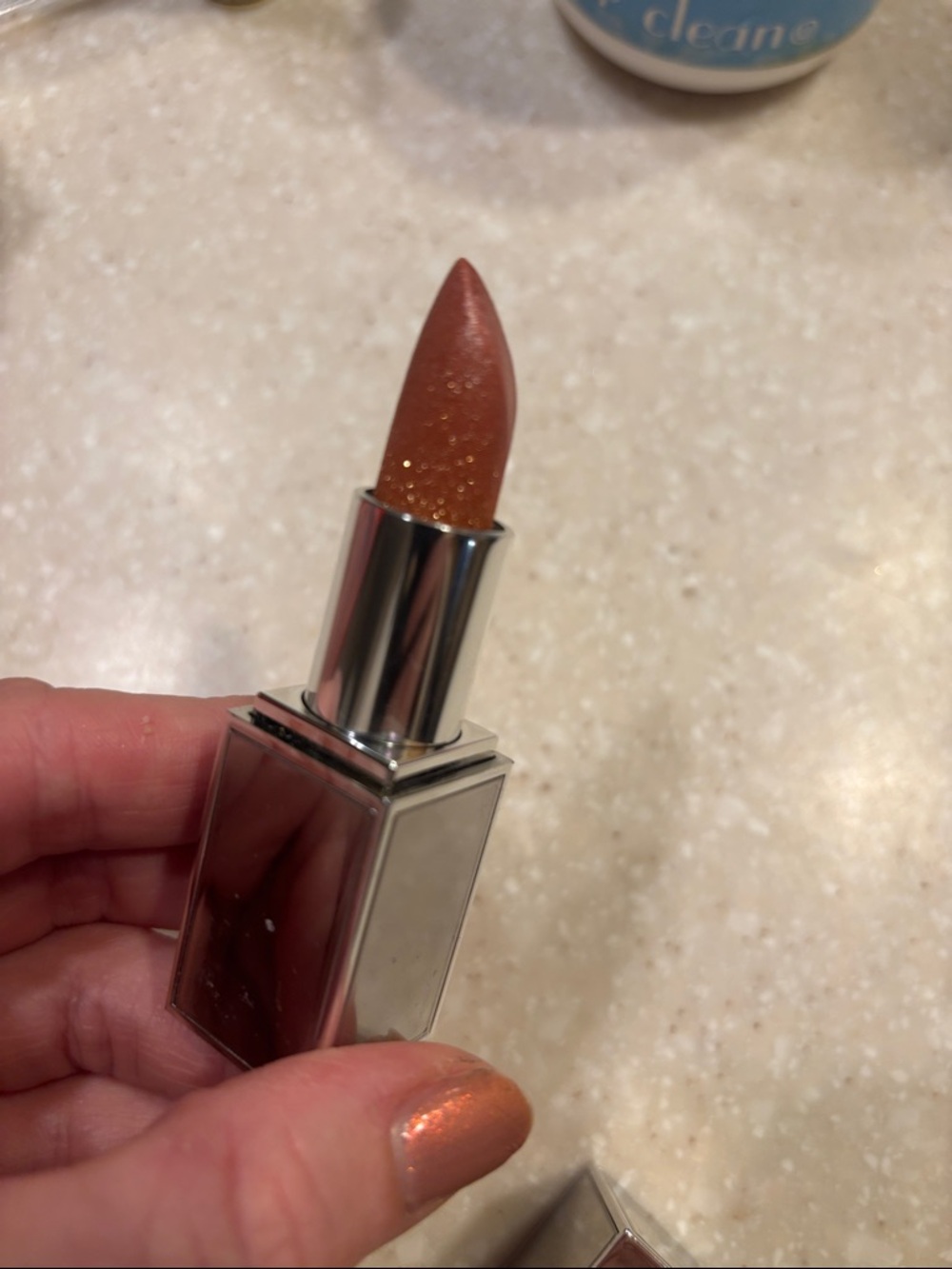 Tom Ford Shimmery Peach-Gold Lipstick